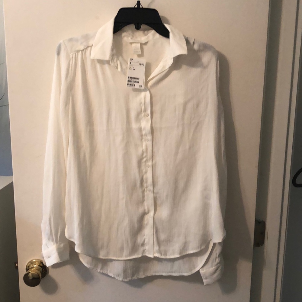 H&M White Blouse